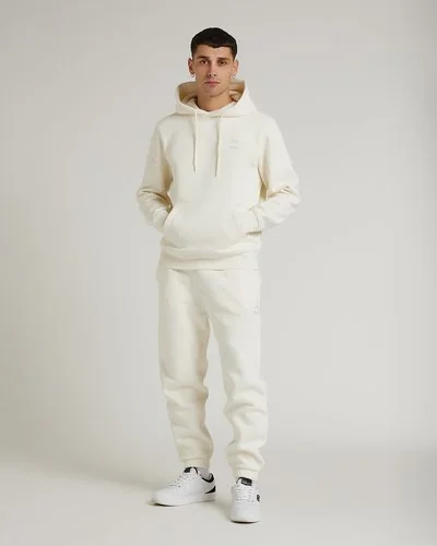 Brushed Fleece Hoodie Tracksuit - Swan