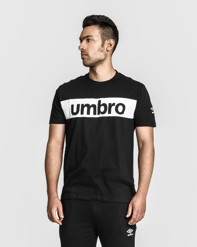 Cotton t-shirt with print - Black