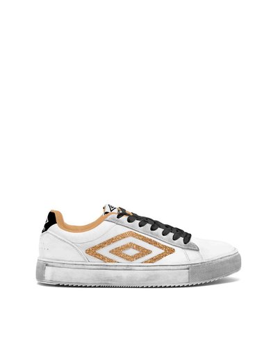Dust Low W – Used effect sneakers - White Gold Black