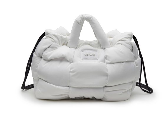 Penelope small<br />White nylon bag/backpack