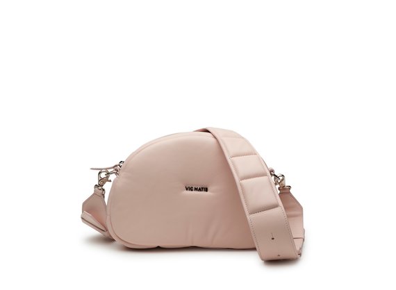 Babs Big<br />Pink leather shoulder bag