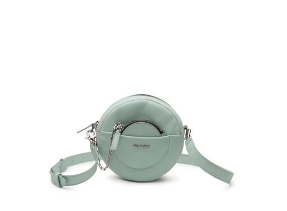 Blondie<br />Teal circle bag with shoulder strap - Green