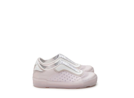 Pink ripstop trainers with box sole - Pink