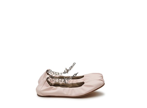 Ballerina rosa con cavigliera - Rosa