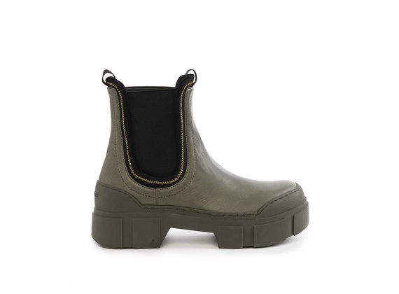 Technical khaki Roccia Beatle boots - Vert Militaire / Noir