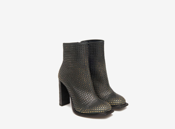 Studded ankle boots