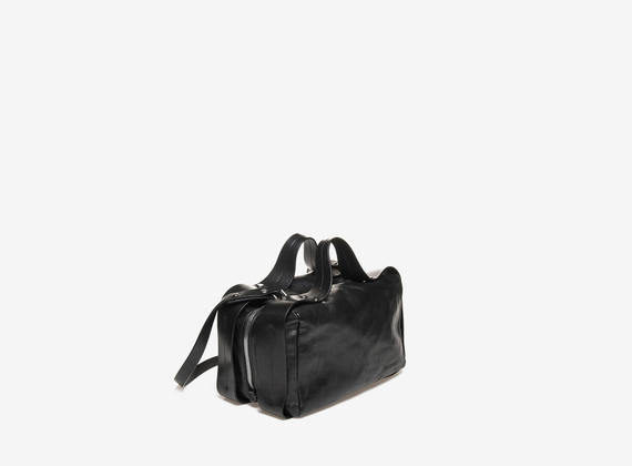 Black rectangular satchel