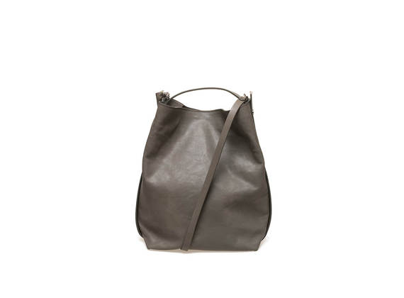 Bucket bag with military green side bands - Military Green