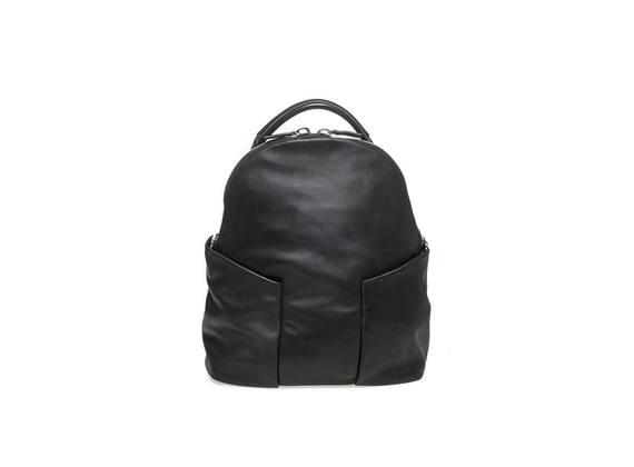 Backpack with side cargo pockets