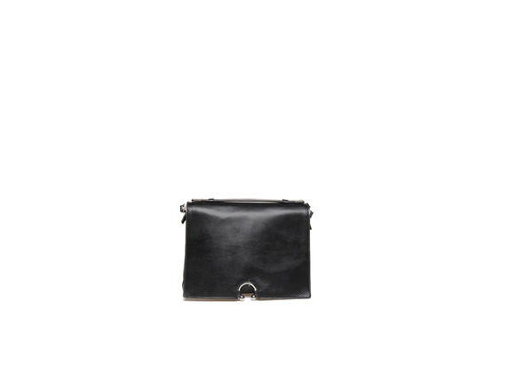 Mini black briefcase with piercing - Black