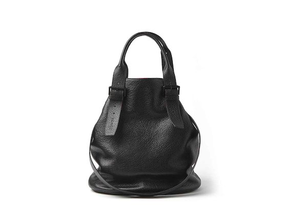 Lea<br />shopper bag with buckles - Black