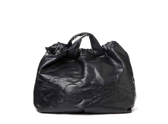 Penelope<br>Zaino richiudibile in eco-pelle - Nero