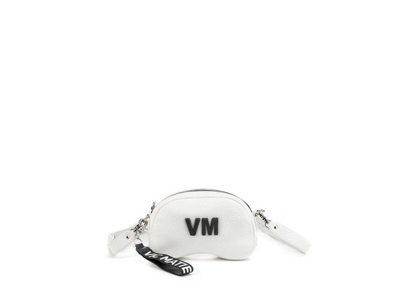 Babs Small L<br />White leather shoulder bag - White