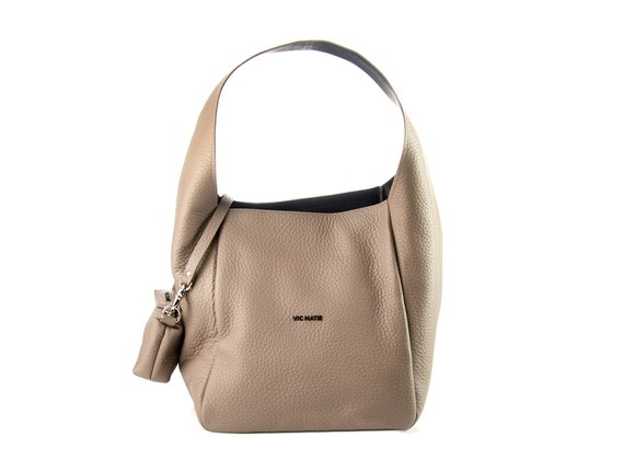 Lilibeth Big<br />Black leather bucket bag - Black