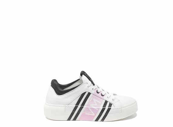 Trainers with enveloping digital pink print - Multicolor
