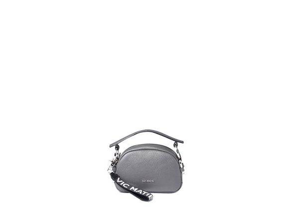 Babs Small<br> grey mini bag with rings. - Grey