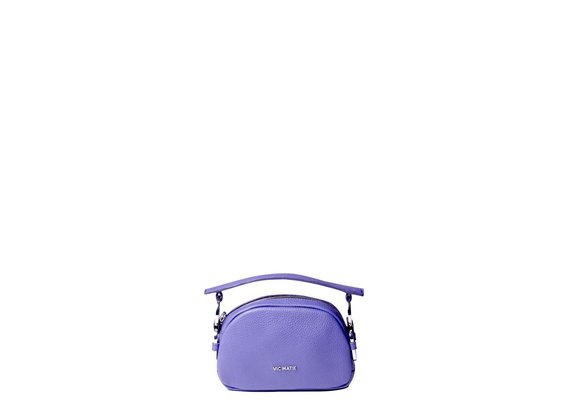 Babs Small<br> purple mini bag with rings.