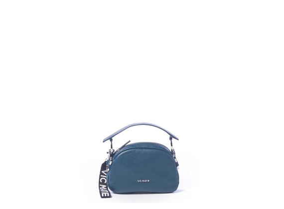 Babs Small<br> green mini bag with rings.
