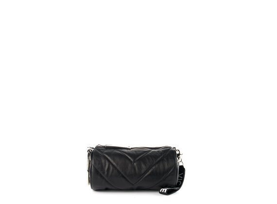 Deva Big<br />Bauletto pelle nera - Nero