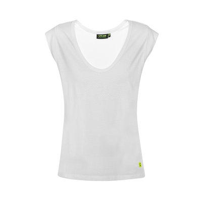 Damen-T-Shirt 46 Ton-in-Ton Weiß