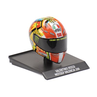 Minichamps Valentino Rossi Helmet Misano MotoGP 2015-1/8 Scale
