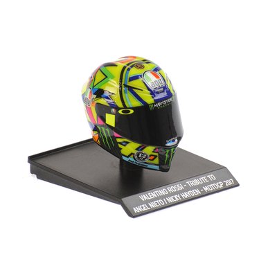 2017 MotoGP tribute to Angel Nieto and Nicky Hayden 1/10 helmet