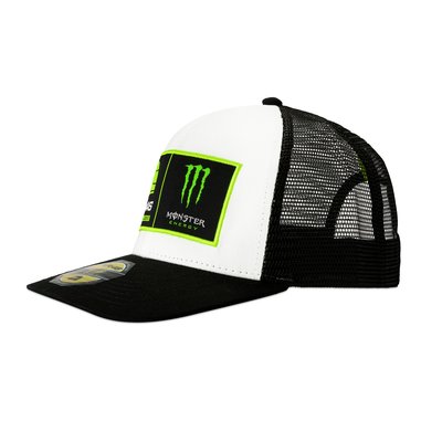 VR46 Riders Academy Monster mid visor trucker cap - White