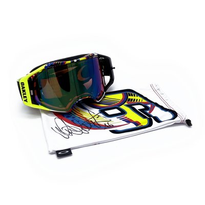Limited Edition autographed Airbrake MX Valentino Rossi Signature Series Goggles