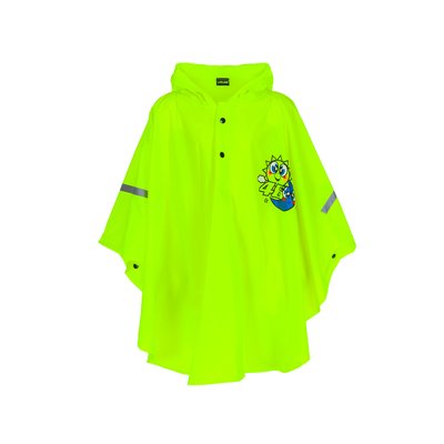 Kid Sun and Moon Poncho - Yellow Fluo