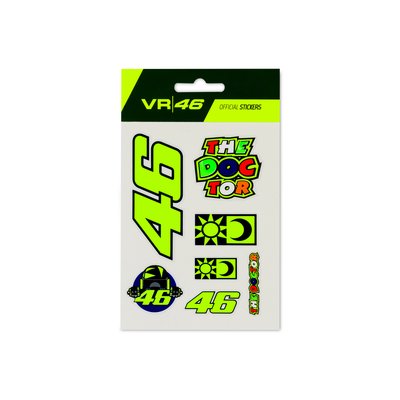 Small VR46 stickers set