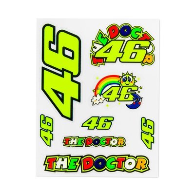 Small VR46 stickers set