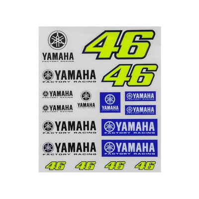 Ensemble de grands autocollants Yamaha - Multicolor