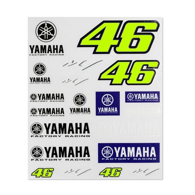 Large Yamaha VR46 stickers set
