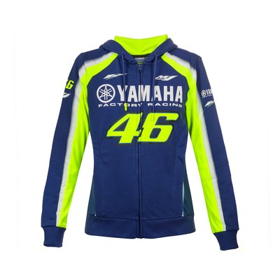 Felpa Yamaha VR46 Donna - Blu Royal