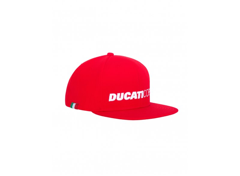 Ducati Corse flat cap - Red