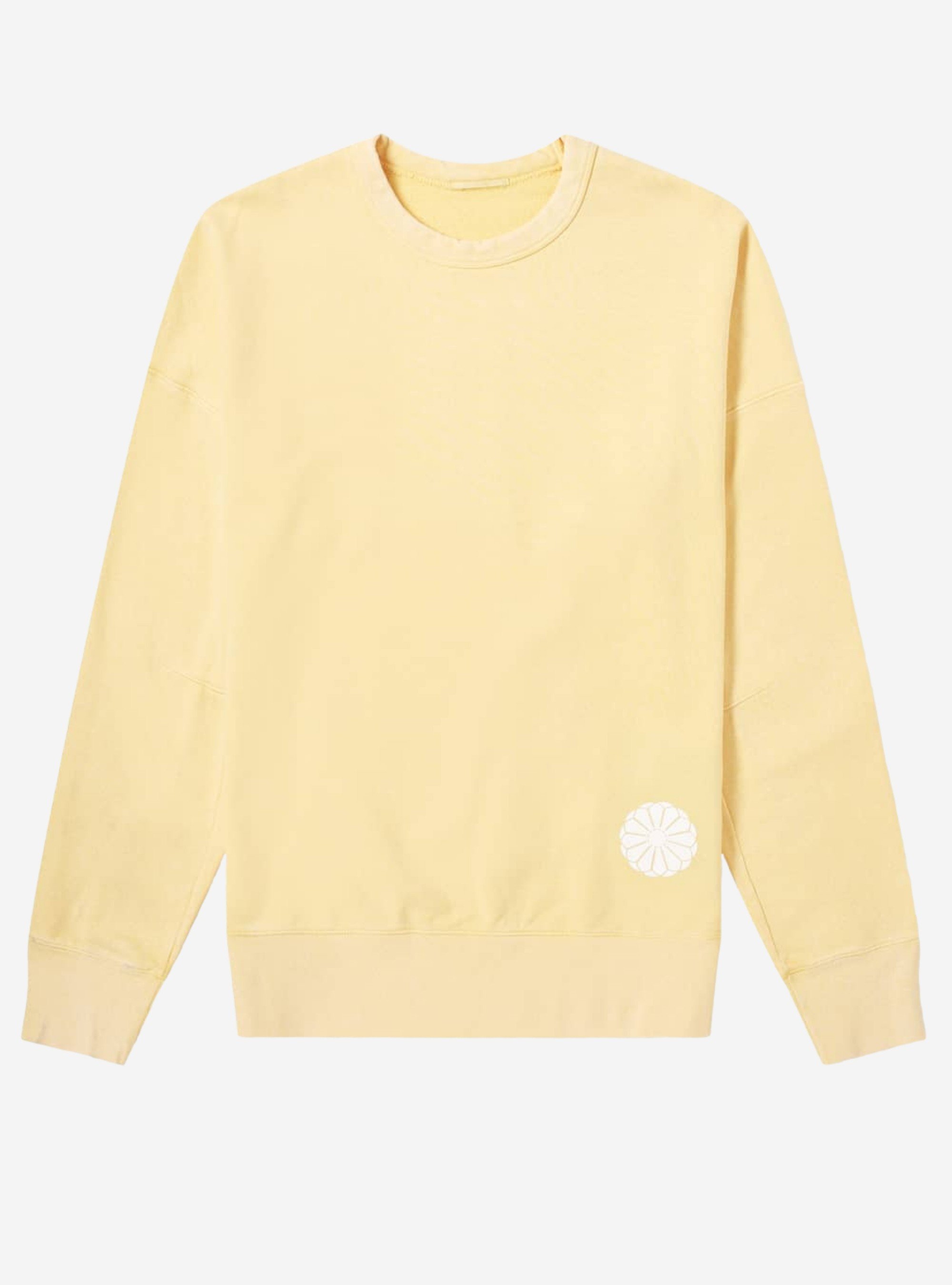 TEN C - LOGO PATCH SWEAT - Mineral Yellow - TEN C