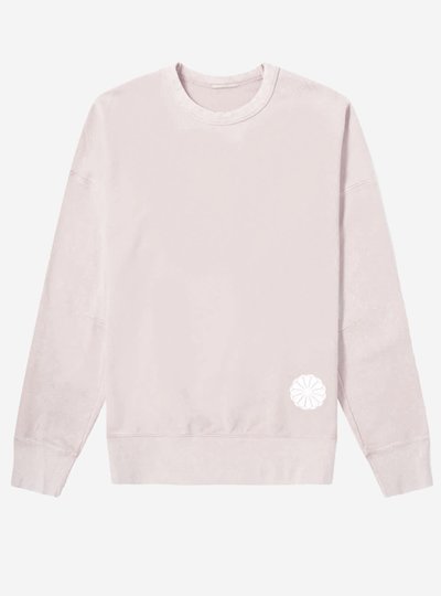 TEN C - LOGO PATCH SWEAT - Mauve Pink - TEN C