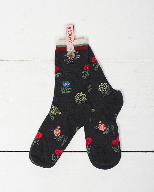 Victoria Flower Ankle Sock