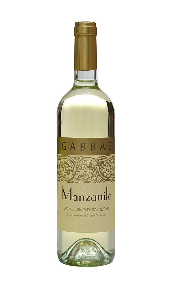 Vermentino di Sardegna Manzanile by Gabbas (Case of 3 Italian White Wine)