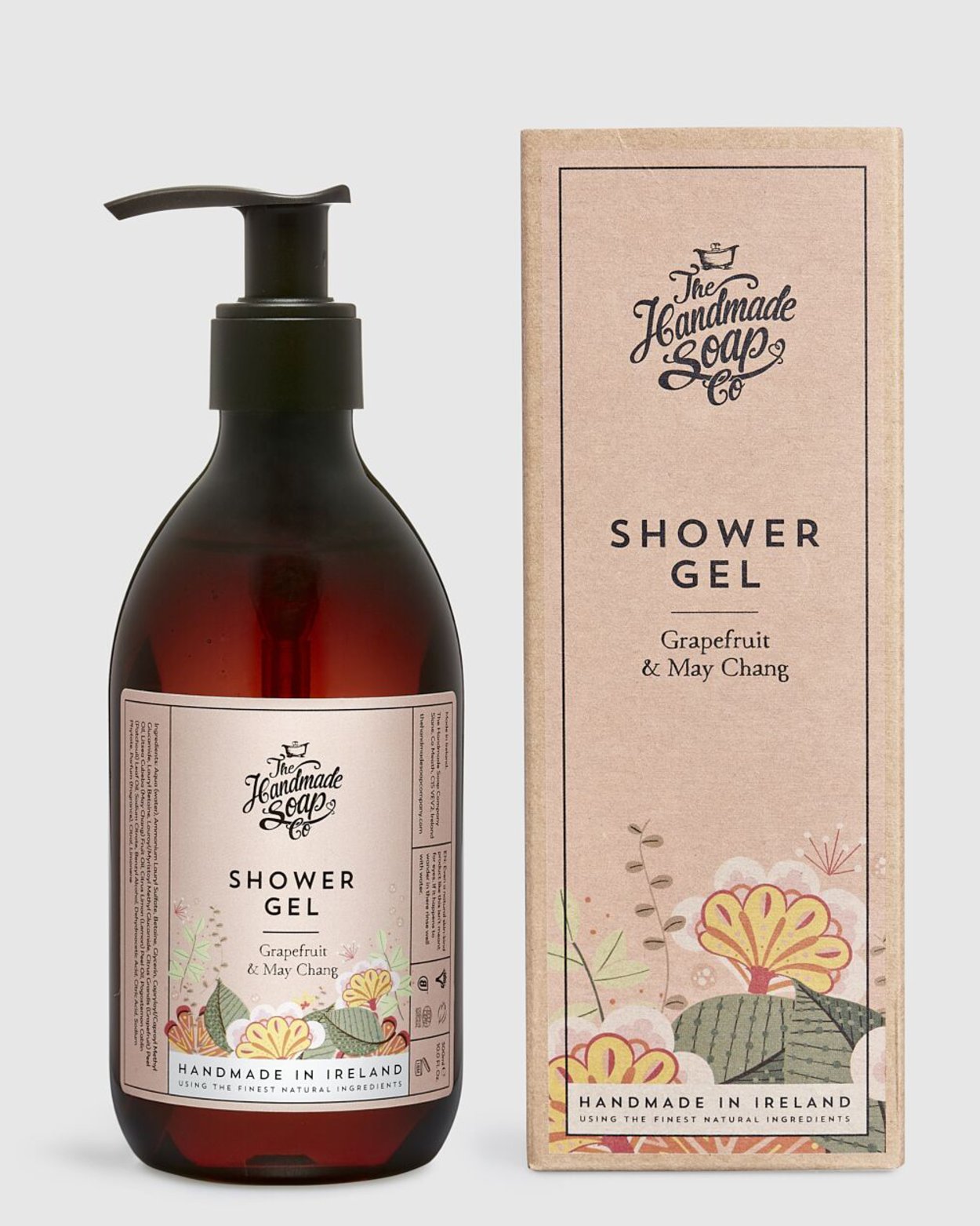 Grapefruit & May Chang Shower Gel The Handmade Soap Co